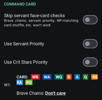 Command Card