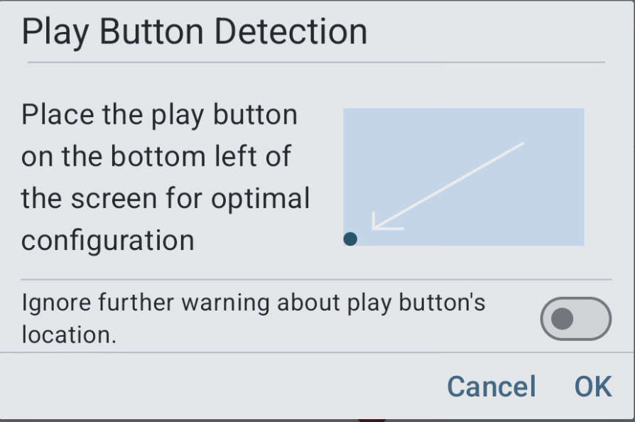 Play Button Error